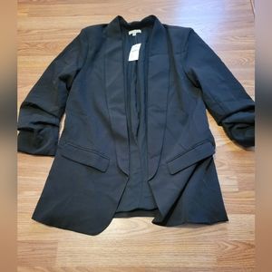 Bohme Boyfriend Fit Blazer in Black, Medium
